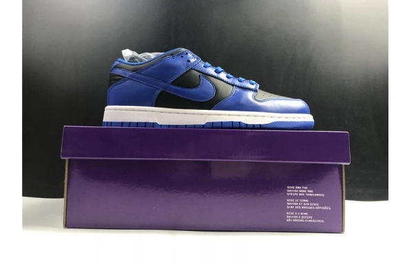 Dunk Retro Low Black Nike Hyper (2021) DD1391-001 Cobalt 1103